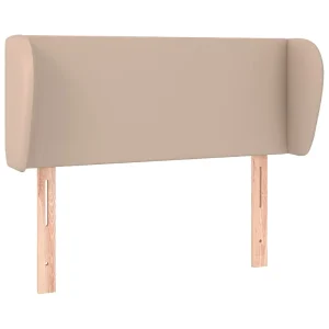 Hoofdbord met randen 103x23x78/88 cm kunstleer cappuccinokleur Hoofdbord met randen 103x23x78/88 cm kunstleer cappuccinokleur