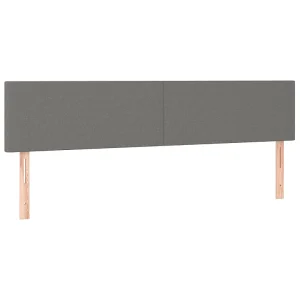 Hoofdborden 160x5x78/88 cm stof donkergrijs Hoofdborden 160x5x78/88 cm stof donkergrijs