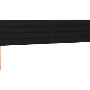 Hoofdborden 160x5x78/88 cm stof zwart Hoofdborden 160x5x78/88 cm stof zwart