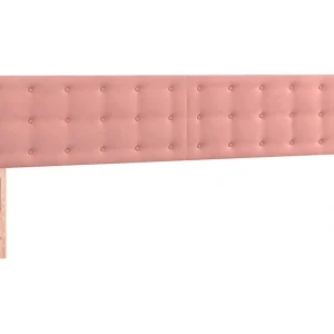 Hoofdborden 180x5x78/88 cm fluweel roze Hoofdborden 180x5x78/88 cm fluweel roze