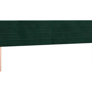 Hoofdborden 160x5x78/88 cm fluweel donkergroen Hoofdborden 160x5x78/88 cm fluweel donkergroen
