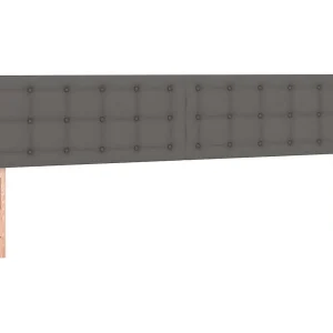 Hoofdborden 180x5x78/88 cm kunstleer grijs Hoofdborden 180x5x78/88 cm kunstleer grijs