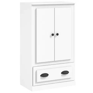 Hoge kast 60×35,5×103,5 cm bewerkt hout wit Hoge kast 60×35,5×103,5 cm bewerkt hout wit