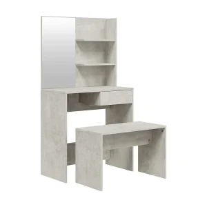 Kaptafelset 74,5x40x141 cm betongrijs