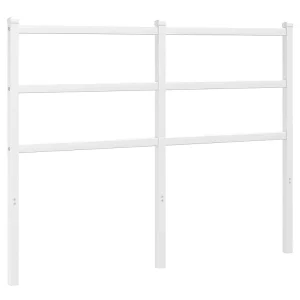 Vervangend hoofdbord 120 cm metaal wit Vervangend hoofdbord 120 cm metaal wit