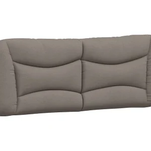 Hoofdbordkussen "Hvar" 120 cm stof taupe Hoofdbordkussen "Hvar" 120 cm stof taupe