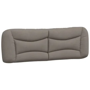 Hoofdbordkussen "Hvar" 160 cm stof taupe Hoofdbordkussen "Hvar" 160 cm stof taupe