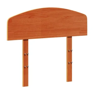Hoofdbord 100 cm massief grenenhout wasbruin