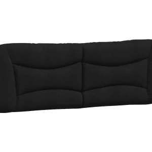 Hoofdbordkussen "Hvar" 160 cm stof zwart Hoofdbordkussen "Hvar" 160 cm stof zwart