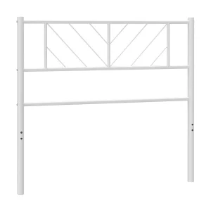 Vervangend hoofdbord 75 cm metaal wit Vervangend hoofdbord 75 cm metaal wit