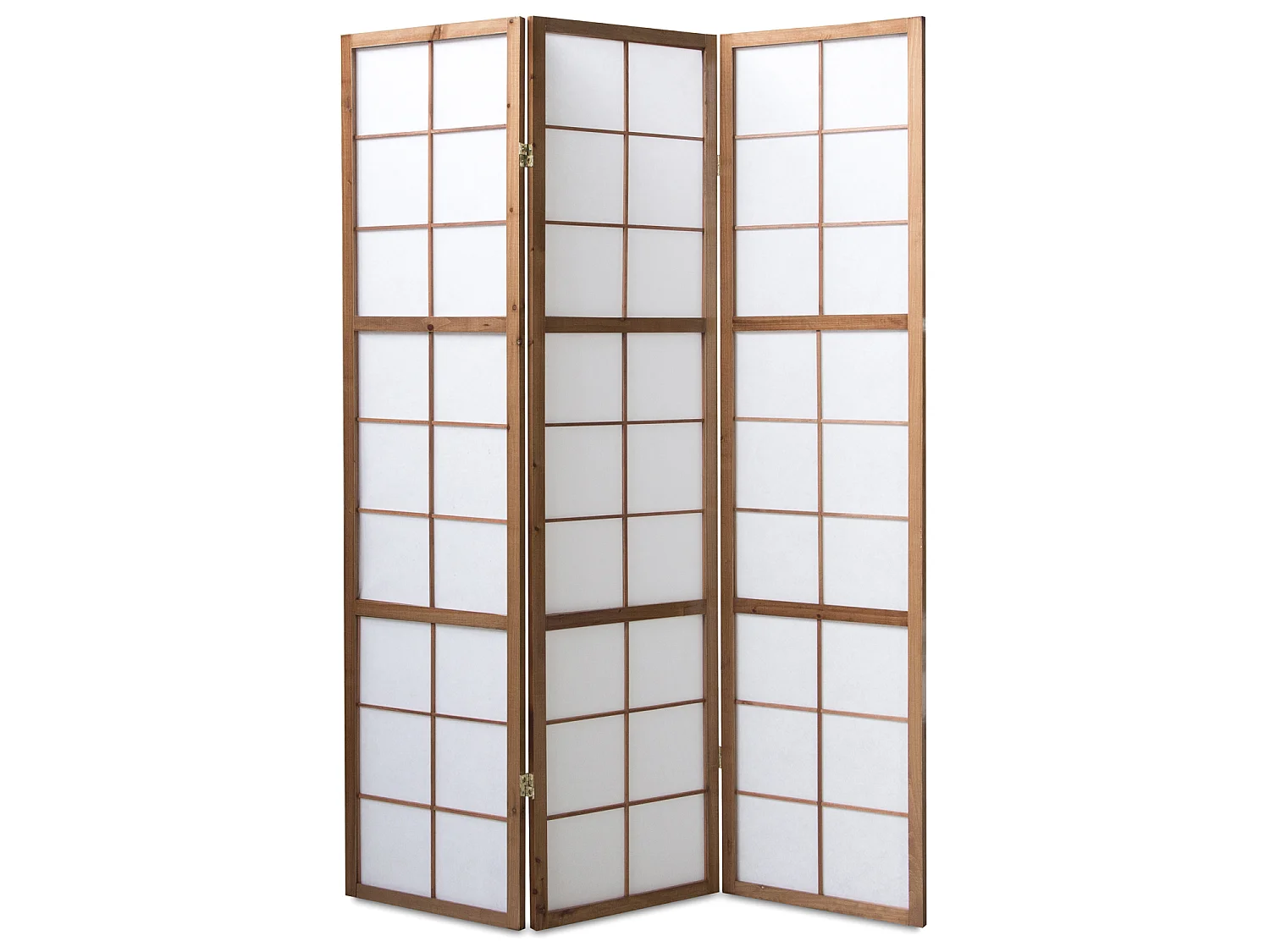 Kamerscheiding 175x132x2,2 cm Bruin Shoji
