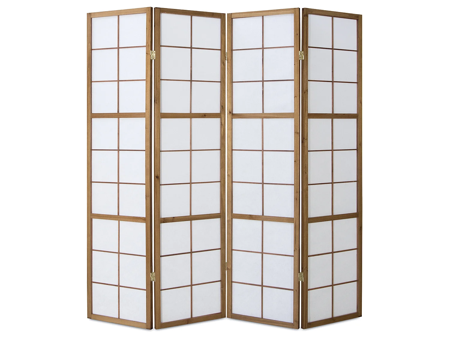 Kamerscheider 176x2,2x175 cm bruin Shoji