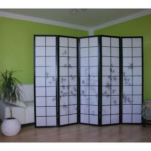 Kamerscherm 179 cm Zwart Kamerscherm 179 cm Zwart