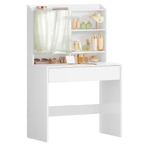 Kaptafel 70x40x136 cm wit Make-uptafel Kaptafel 70x40x136 cm wit Make-uptafel