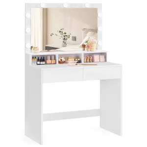 Kaptafel 80x40x140 cm wit RDT120T10 Kaptafel 80x40x140 cm wit RDT120T10