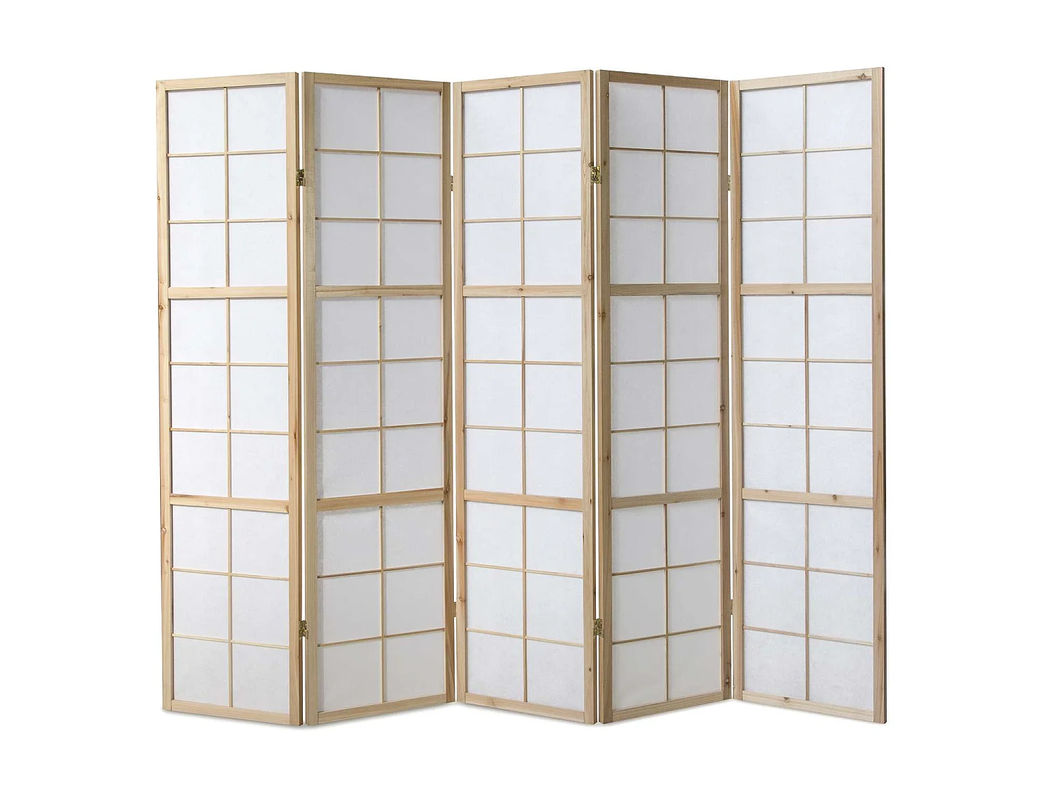 Kamerscheider 220x2,2x175 cm natuurlijk shoji