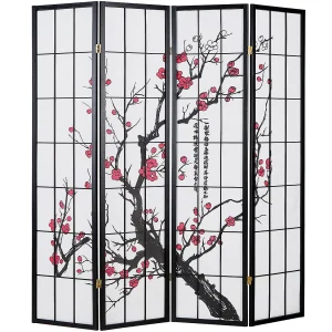 Kamerscheiding 176x2x179 cm zwart Shoji Kamerscheiding 176x2x179 cm zwart Shoji