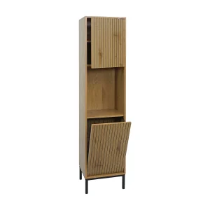 Hoge kast MCW-O42, Houtlook naturel Hoge kast MCW-O42, Houtlook naturel
