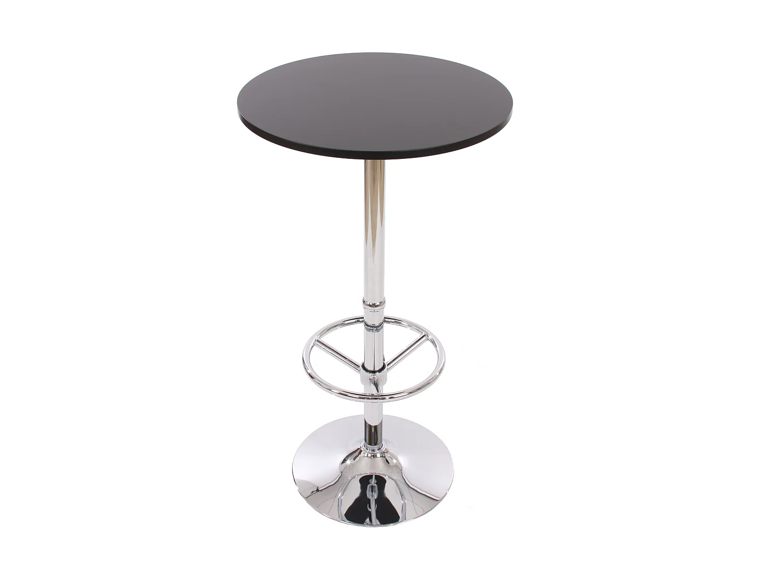 Hoge tafel Bilbao voetensteun, zwart