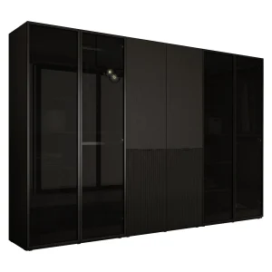 Kast: Zonwerend glas / Grafietzwart, 300 x 200 x 51 cm Kast: Zonwerend glas / Grafietzwart, 300 x 200 x 51 cm