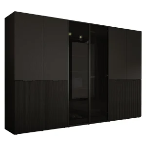Kast: Grafietzwart / Antizonwerend glas, 300 x 200 x 51 cm Kast: Grafietzwart / Antizonwerend glas, 300 x 200 x 51 cm