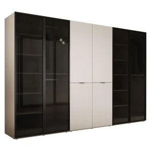 Kast: Zonwerend glas / Zandbeige, 300 x 200 x 51 cm Kast: Zonwerend glas / Zandbeige, 300 x 200 x 51 cm