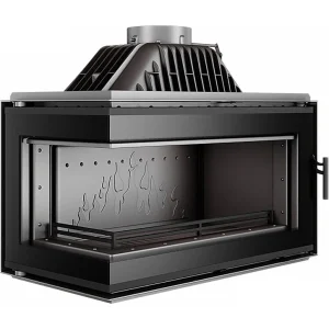 Houtkachel-inzetstuk met opening links – W16 (13,5 kW) ECO BLACK Houtkachel-inzetstuk met opening links – W16 (13,5 kW) ECO BLACK