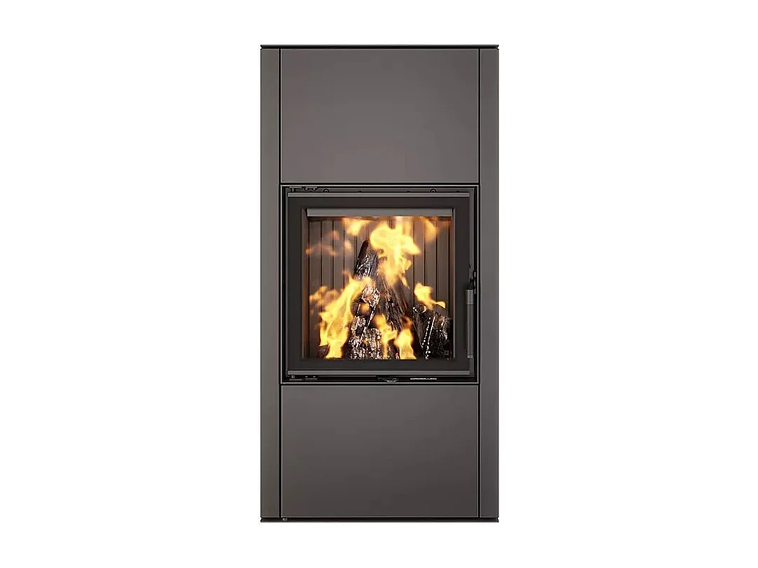 Houtgestookte openhaardkachel - Vatra XL Zwart 50x50 ECO