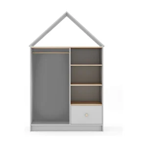 Kast met 3 vakken en 1 lade 110×180 cm Kast met 3 vakken en 1 lade 110×180 cm