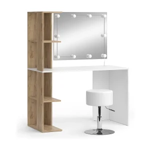 Kaptafel wit/sonoma 122.2×55.2×75.8 tower