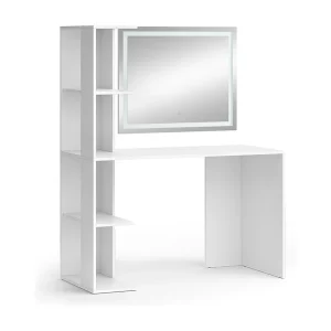 Kaptafel met licht wit 122.2×55.2×75.8 tower
