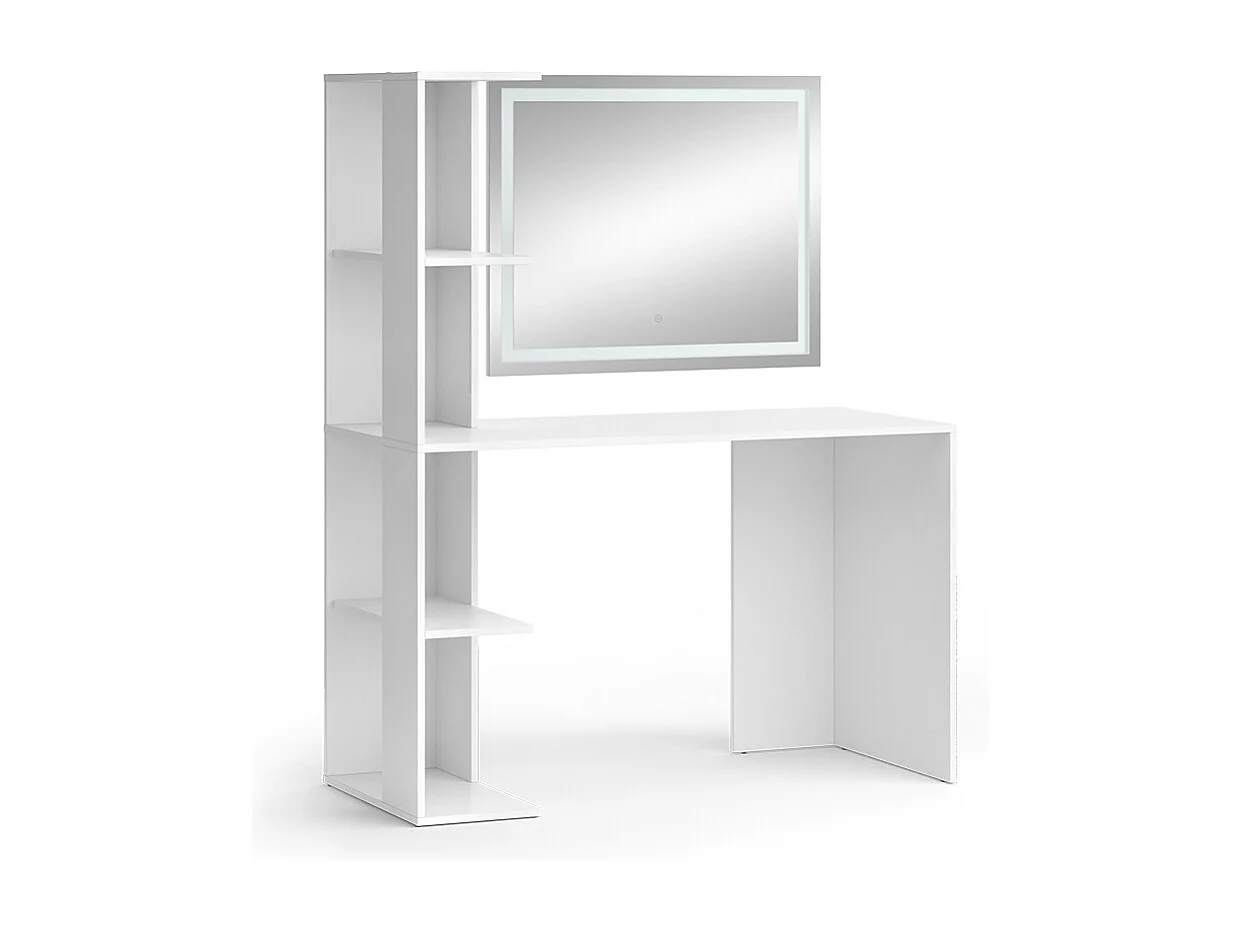Kaptafel met licht wit 122.2x55.2x75.8 tower