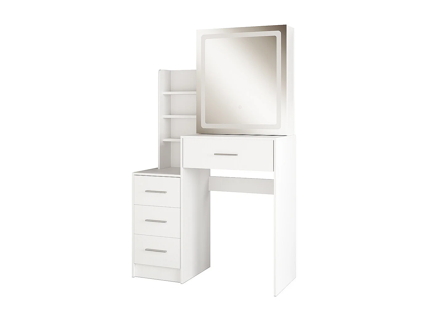 Kaptafel wit 80x36x131.6 lisca