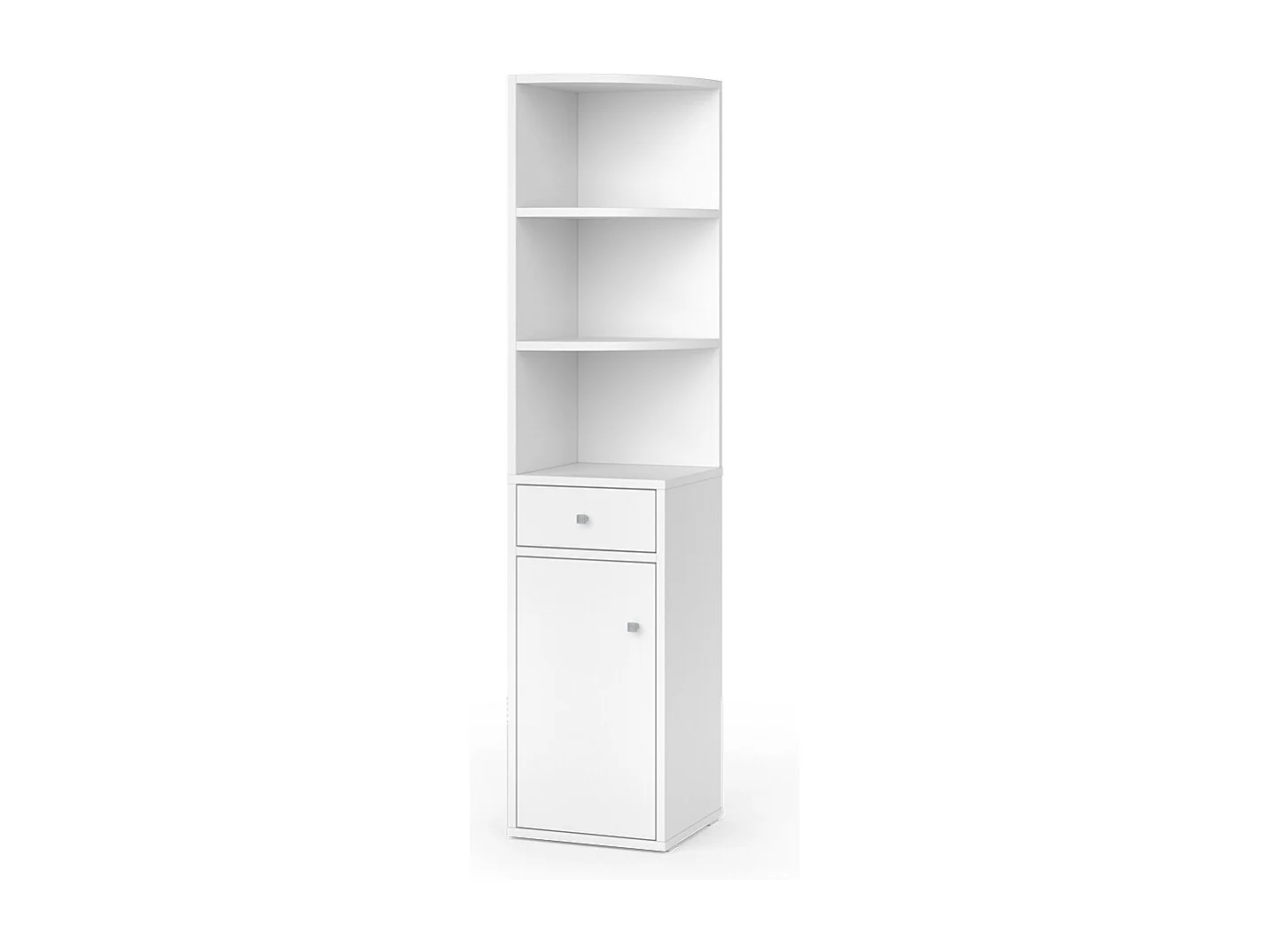 Hoekrek wit 30x30x135.5 larry