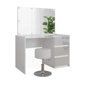 Kaptafel wit hoogglans 120x60x78.6 marla Kaptafel wit hoogglans 120x60x78.6 marla