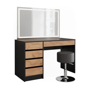 Kaptafel antraciet/gouden eik 120x55x75 sherry Kaptafel antraciet/gouden eik 120x55x75 sherry