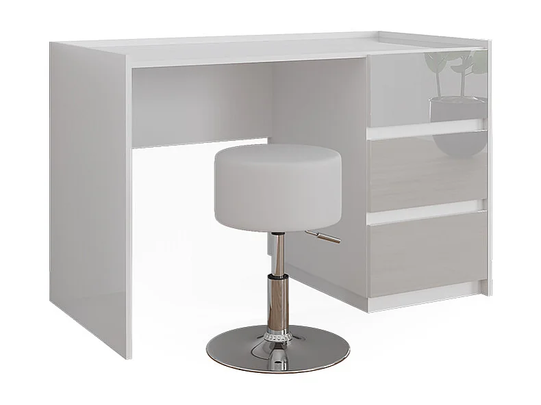 Kaptafel wit hoogglans 120x60x78.6 marla