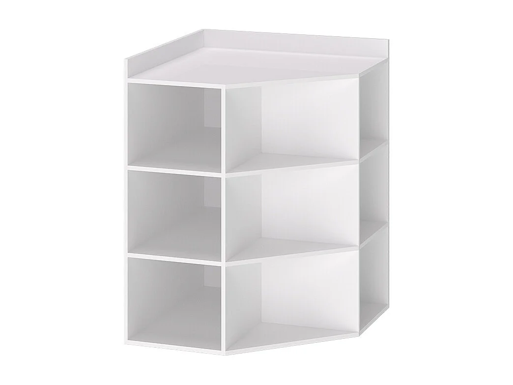 Hoekrek wit 60x60x80 elina