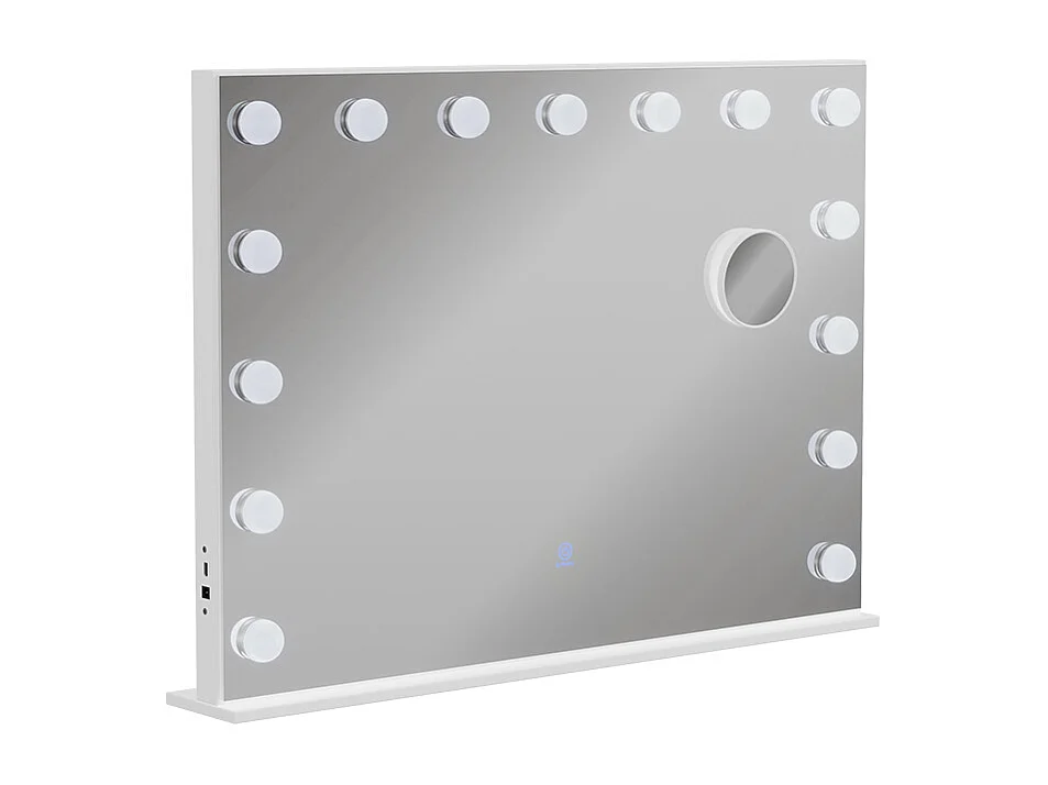 Kaptafel spiegel wit 58x10x47 greta