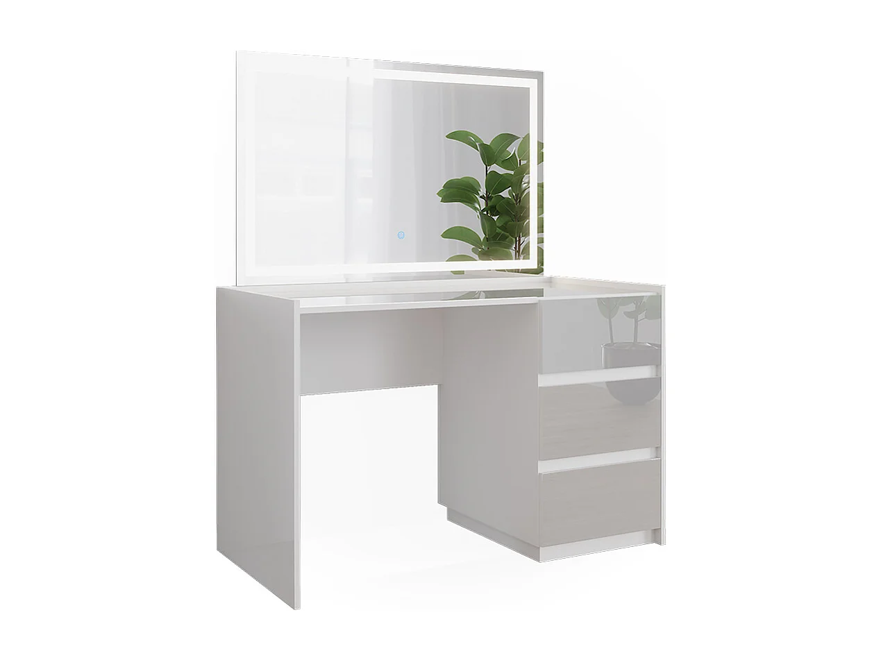 Kaptafel wit hoogglans 120x60x78.6 marla