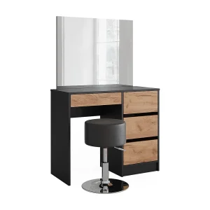 Kaptafel antraciet/gouden eik 90x40x75 sherry Kaptafel antraciet/gouden eik 90x40x75 sherry