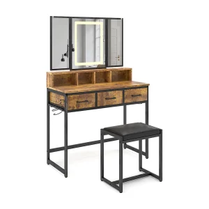 Kaptafel eiken rustiek 90x40x137.5 fyrk Kaptafel eiken rustiek 90x40x137.5 fyrk