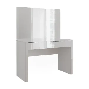 Kaptafel wit hoogglans/wit 110x50x75.5 annabelle