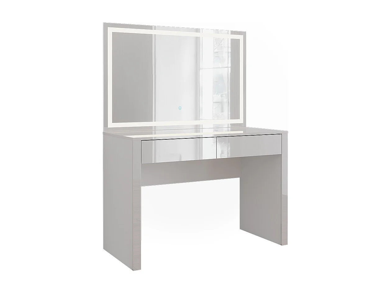 Kaptafel wit hoogglans/wit 110x50x75.5 annabelle