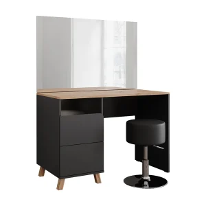 Kaptafel antraciet/artisan 110x55x75 karen Kaptafel antraciet/artisan 110x55x75 karen