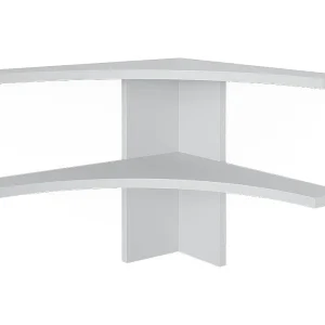 Hoekplank wit 43.5×43.5×37 roman