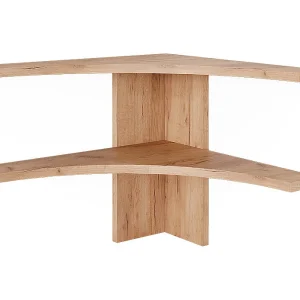 Hoekplank zand eik 43.5×43.5×37 roman