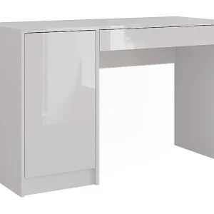 Kaptafel wit/wit hoogglans 119.8×50.1×76 sherry