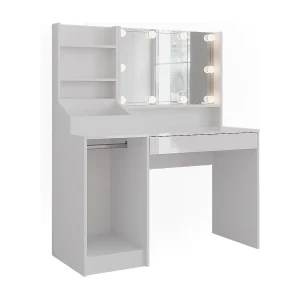 Kaptafel wit/wit hoogglans 119.8×50.1×76 sherry Kaptafel wit/wit hoogglans 119.8×50.1×76 sherry