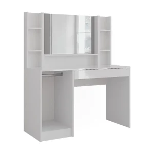Kaptafel wit/wit hoogglans 119.8×50.1×76 sherry Kaptafel wit/wit hoogglans 119.8×50.1×76 sherry